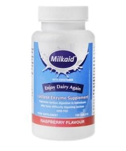 Milkaid Lactase Enzyme - 120 Tablets