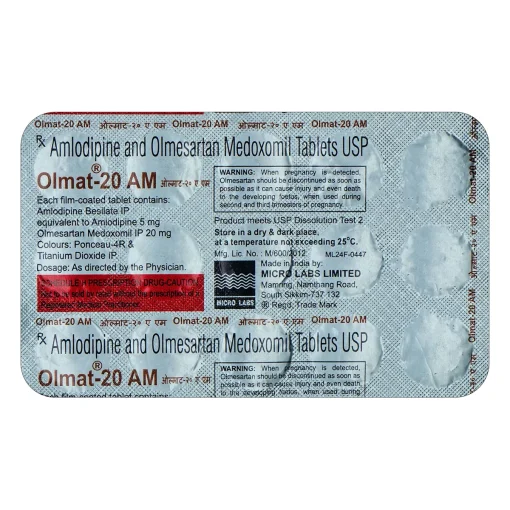 OLMAT AM 20 MG TABLET-ametheus health