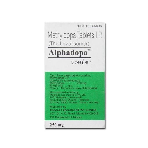 ALPHADOPA 250 MG TABLET- ametheus health