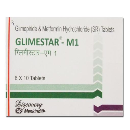 GLIMESTAR M 1 MG TABLET- ametheus health