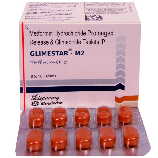 GLIMESTAR M 2 MG TABLET- ametheus health