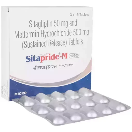 SITAPRIDE M 50/500 MG SR TABLET- ametheus health