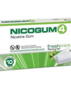 NICOGUM 4 NICOTINE CHEWING GUMS FRESH MINT SUGAR FREE-Ametheus Health